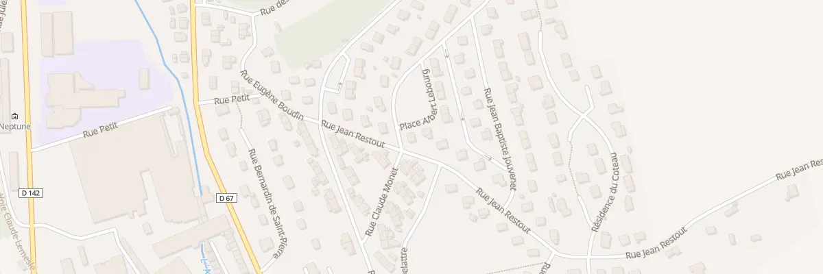 Plan du 1 Rue Raoul Dufy à Barentin