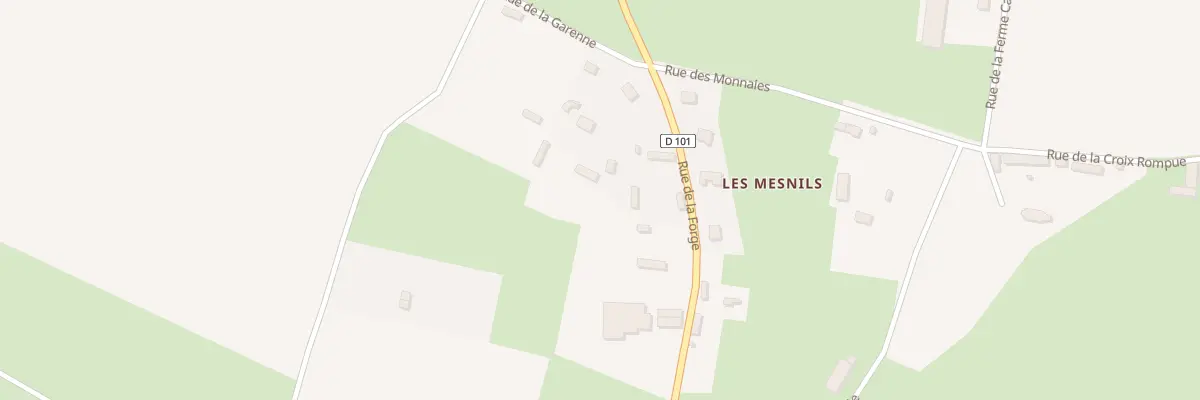 Plan du 5061 Les Mesnils à Lammerville