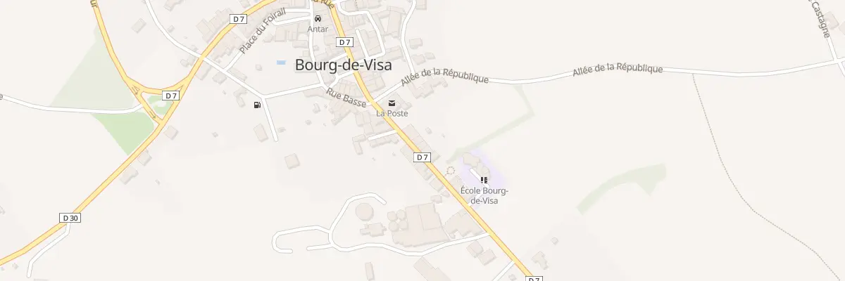 Plan du 5108 Grand Rue à Bourg-de-Visa