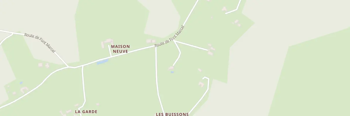 Plan du 1327 Rte de Font Marcel à Rouffignac-Saint-Cernin-de-Reilhac