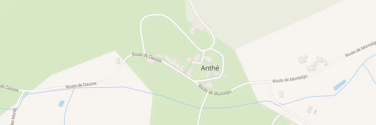 Plan du 10 Le Bourg à Anthé