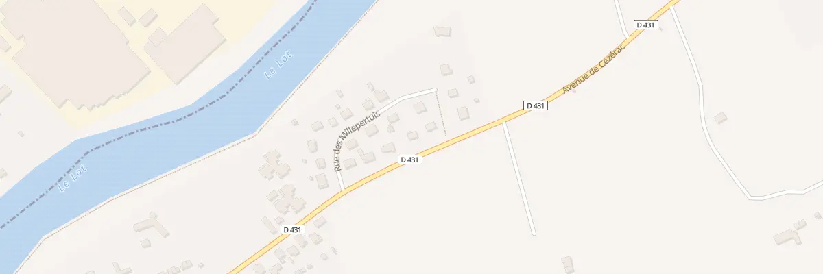 Plan du 21 Av de Cezerac à Montayral