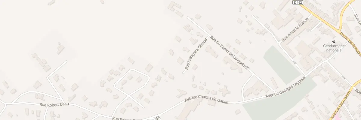 Plan du 9 Rue Francoise Giroud à Fumel
