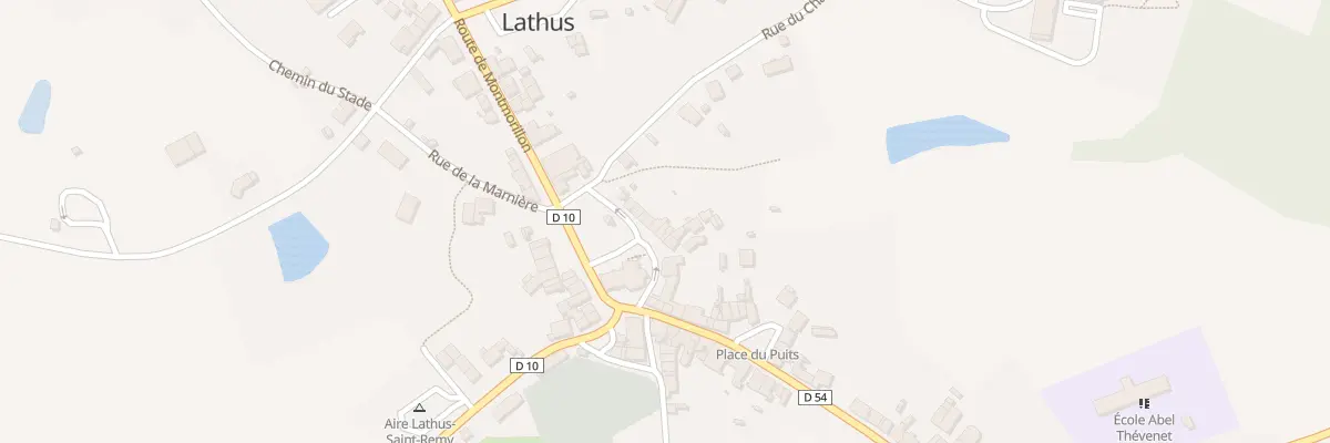 Plan du 14 Pl des Victoires à Lathus-Saint-Rémy