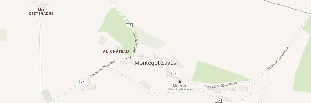Plan du 105 Rue du Centre à Montégut-Savès