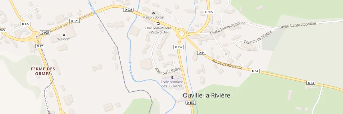 Plan du 62 Rue du Général de Gaulle à Ouville-la-Rivière