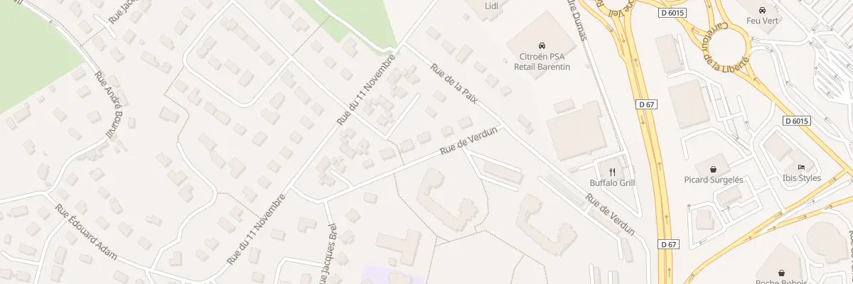 Plan du 26 Rue du Onze Novembre à Barentin