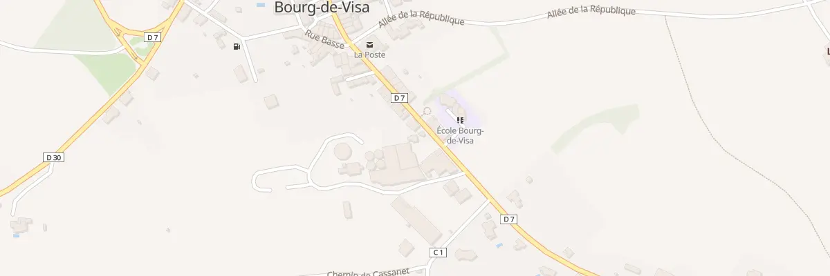 Plan du 5124 Gr Grand Rue à Bourg-de-Visa