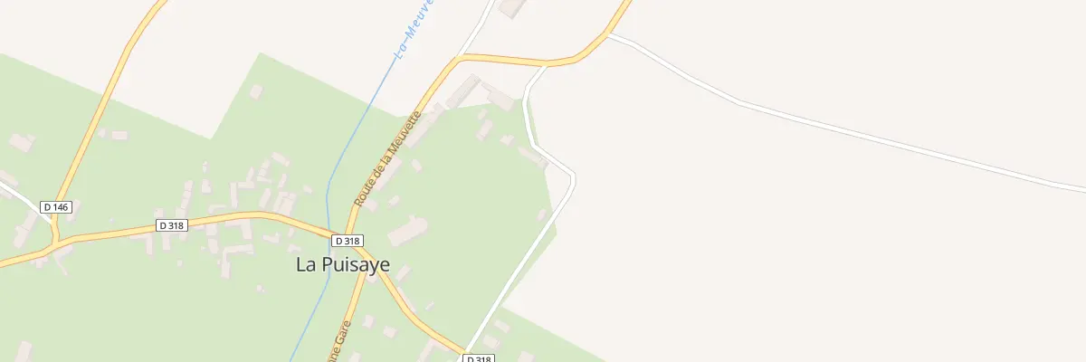Plan du 71 La Puisaye à La Puisaye