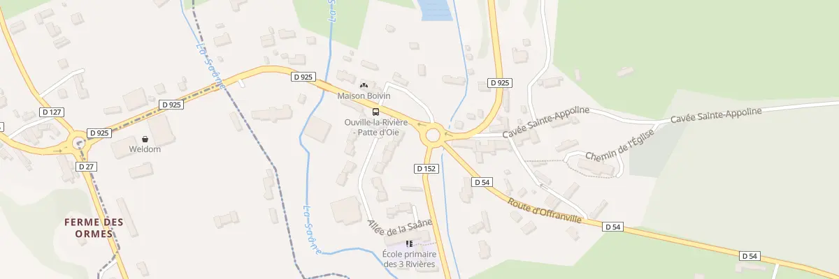 Plan du 30 Rue du Général de Gaulle à Ouville-la-Rivière