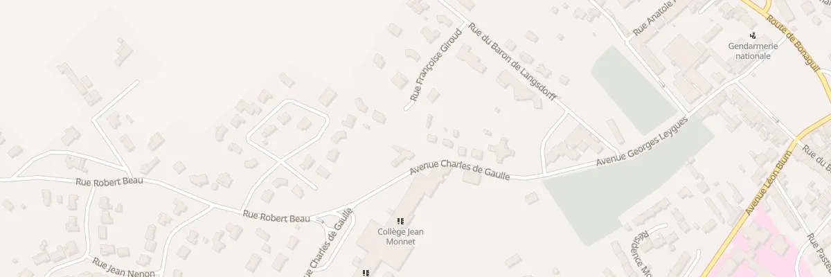Plan du 6 Rue Francoise Giroud à Fumel