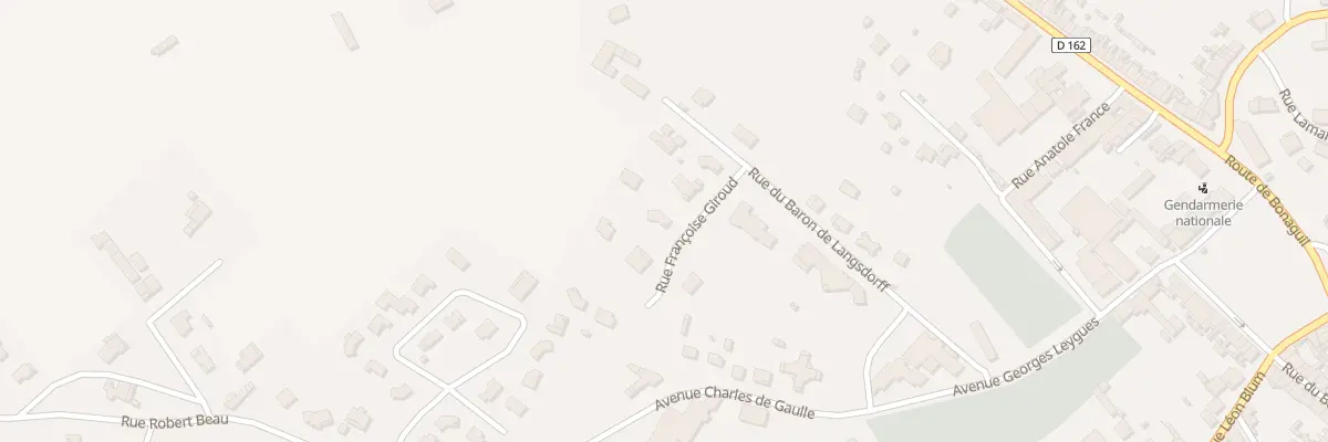 Plan du 3 Rue Francoise Giroud à Fumel