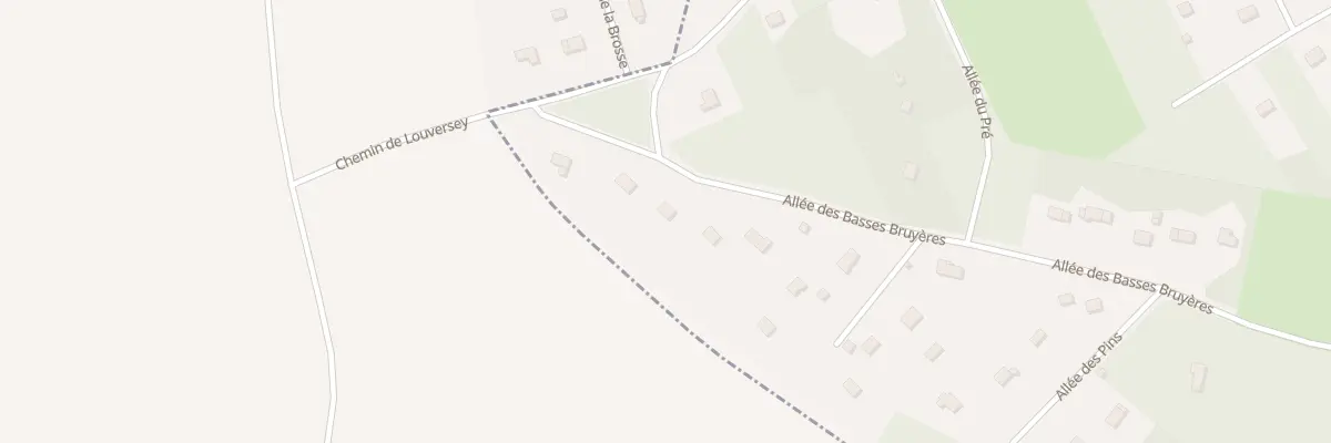 Plan du 9449 Che des Basses Bruyères à Ferrières-Haut-Clocher