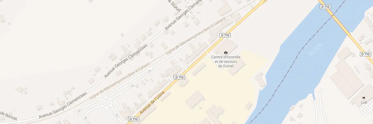 Plan du 30 Av de l’Usine à Fumel