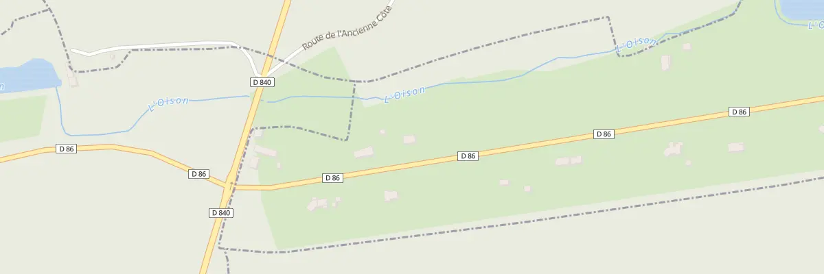 Plan du 5 Rte de la Vallee de l’Oison au Bec-Thomas
