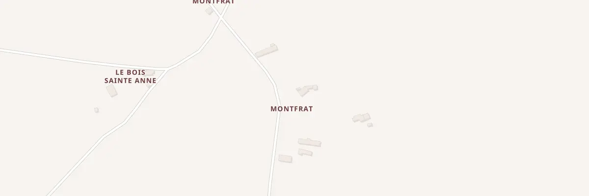 Plan du 4 Montfrat au Gault-du-Perche
