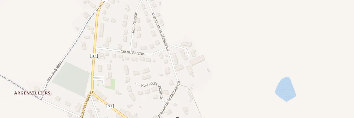 Plan du 12 Av de la Resistance à Beaumont-les-Autels