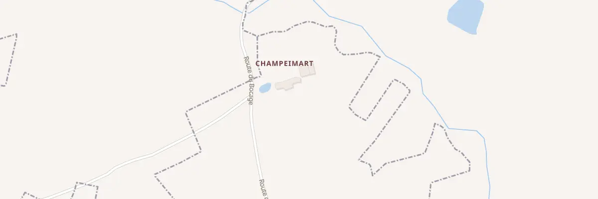 Plan du 1 Champeimart à Montrol-Sénard
