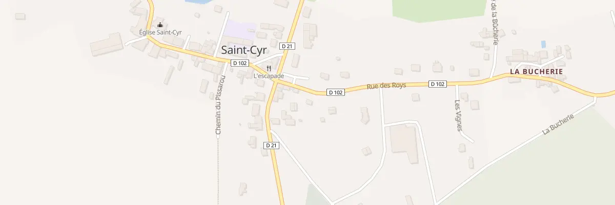 Plan du 7 Rue des Roys à Saint-Cyr