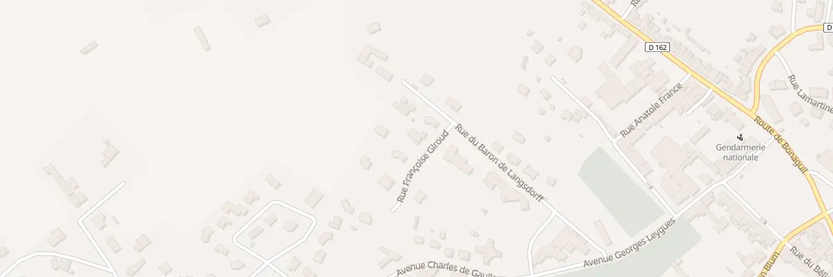 Plan du 1 Rue Francoise Giroud à Fumel