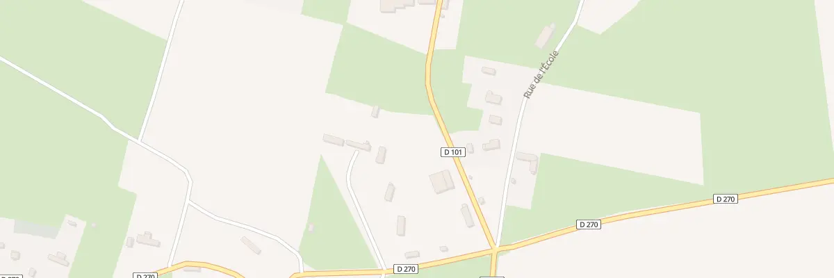 Plan du 2 Rue de la Saane à Lammerville