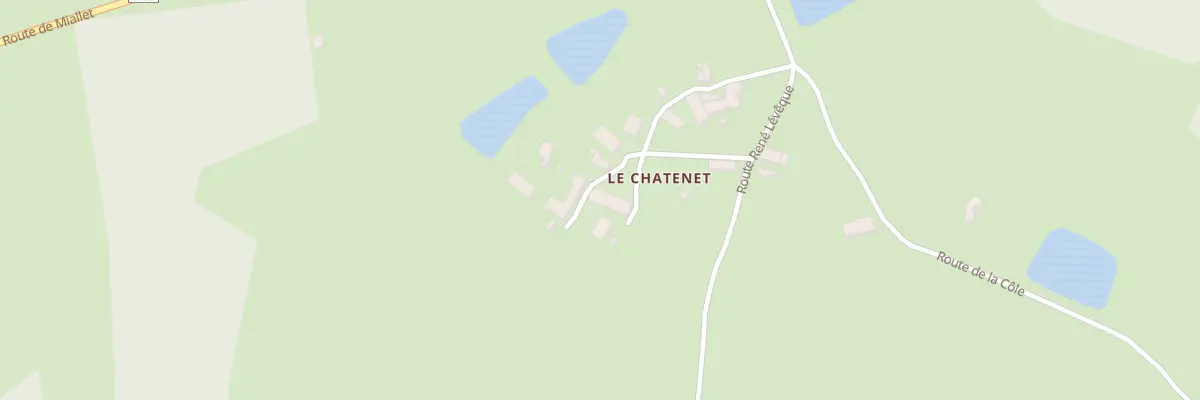 Plan du 157 Le Chatenet à Firbeix