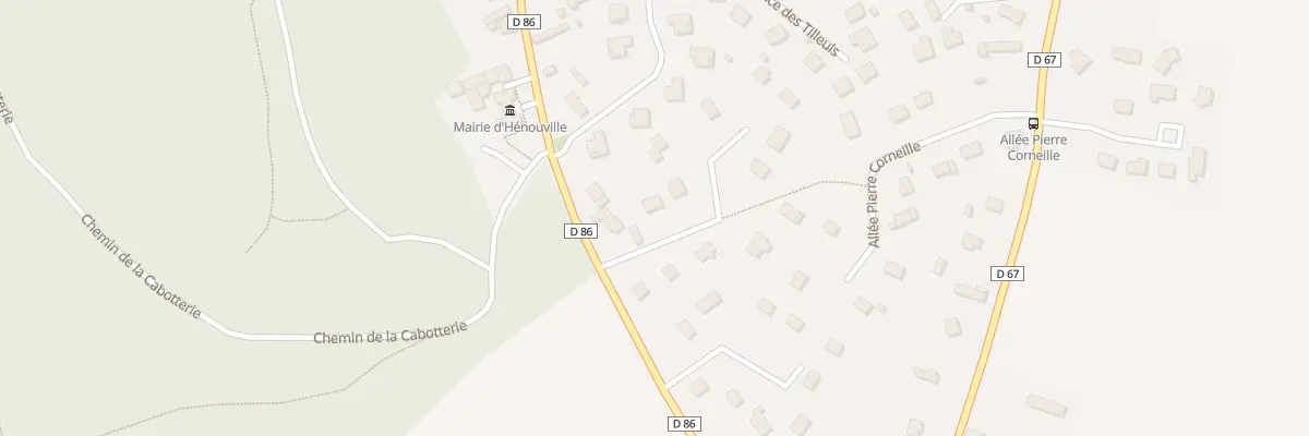 Plan du 2 All du Bellay à Hénouville
