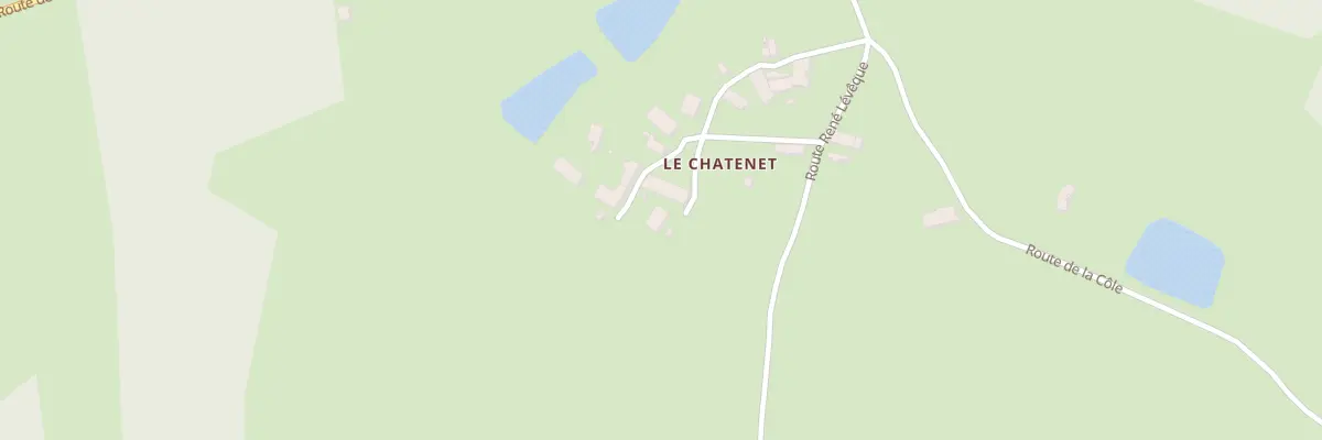 Plan du Chatenet à Firbeix