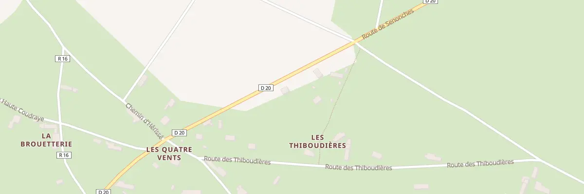 Plan du 10T Rte de Senonches à Manou