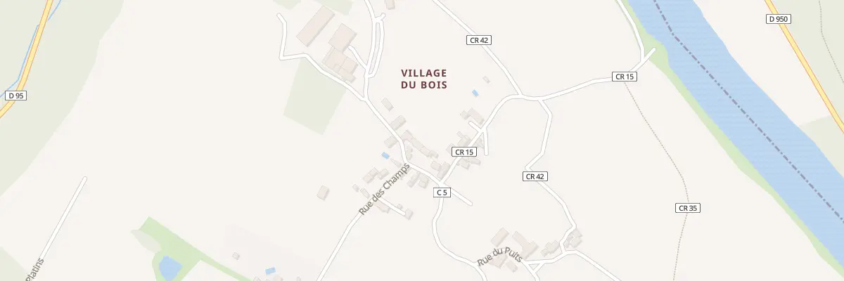 Plan du 5 Vge du Bois à Lurais
