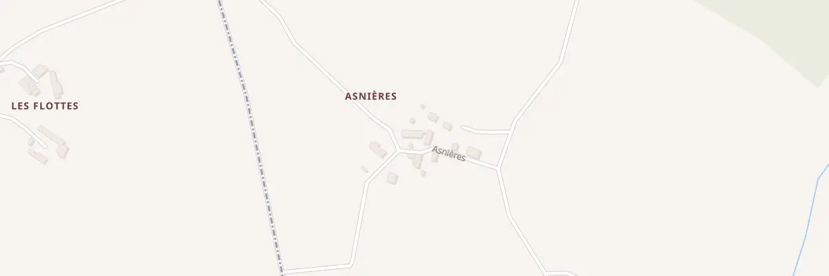 Plan du 23 Asniere à Charnizay
