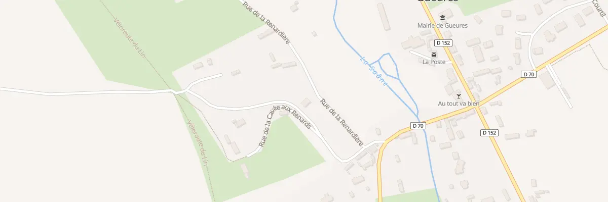 Plan du 1B Rue de la Renardiere à Gueures