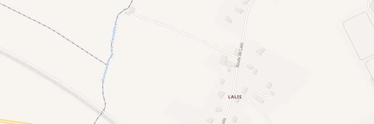 Plan du 5295 Rte de Lalis à Malause
