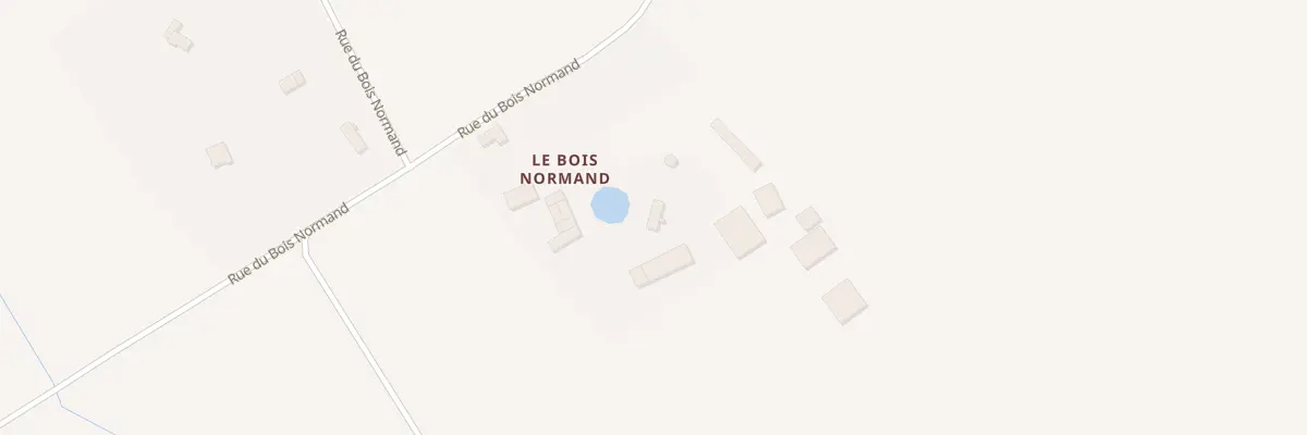 Plan du 4 Rue du Bois Normand à Ormes