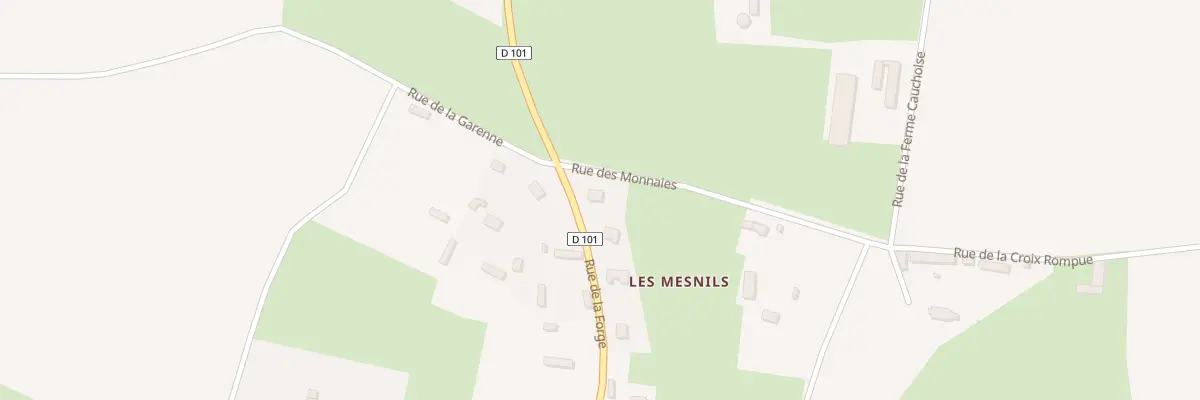 Plan du 3 Rue des Monnaies à Lammerville