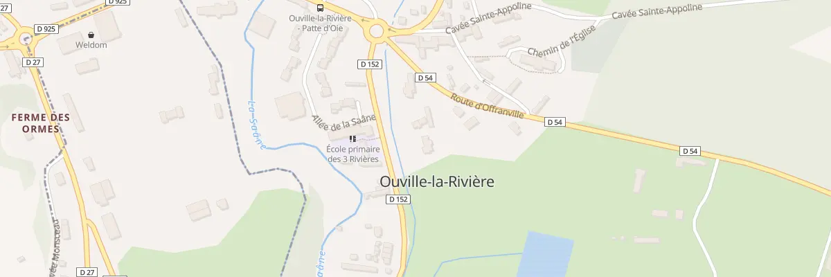 Plan du 121 Rue du Général de Gaulle à Ouville-la-Rivière