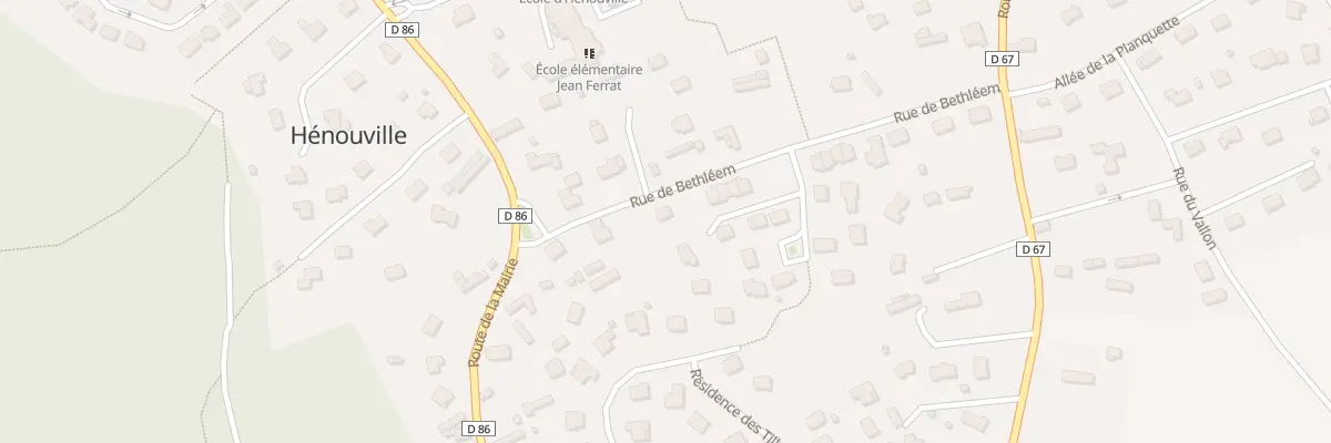 Plan du 110 Rue de Bethléem à Hénouville