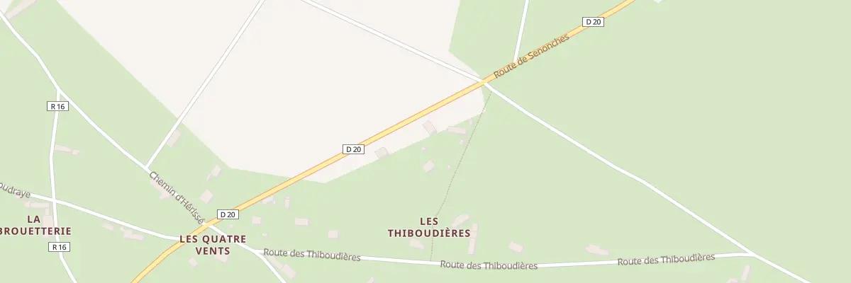 Plan du 12 Rte de Senonches à Manou