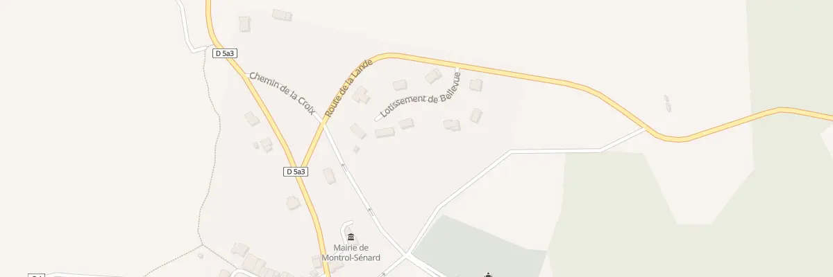 Plan du 9 Lot Bellevue à Montrol-Sénard