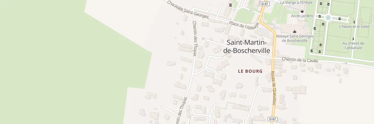 Plan du 14 Che des Thuyas à Saint-Martin-de-Boscherville