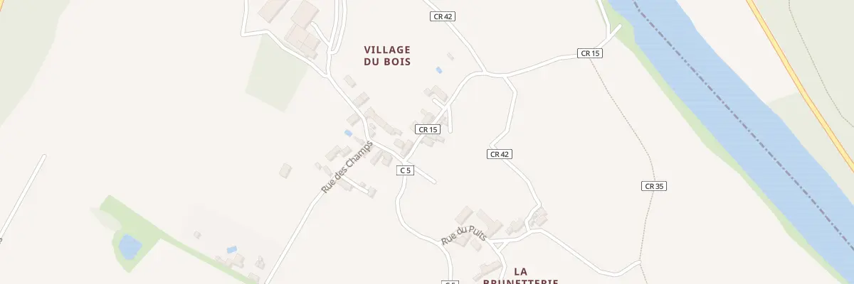 Plan du 19 Village du Bois à Lurais