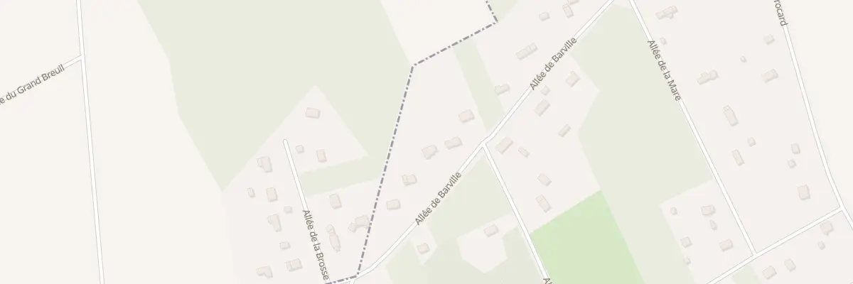 Plan du 24 Che de Louversey à Ferrières-Haut-Clocher