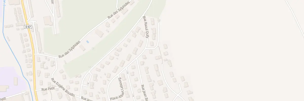 Plan du 7 Rue Raoul Dufy à Barentin