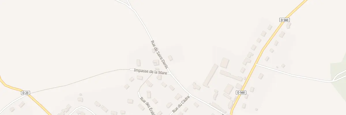 Plan du 2 Rue de Saint Denis à Mesnils-sur-Iton
