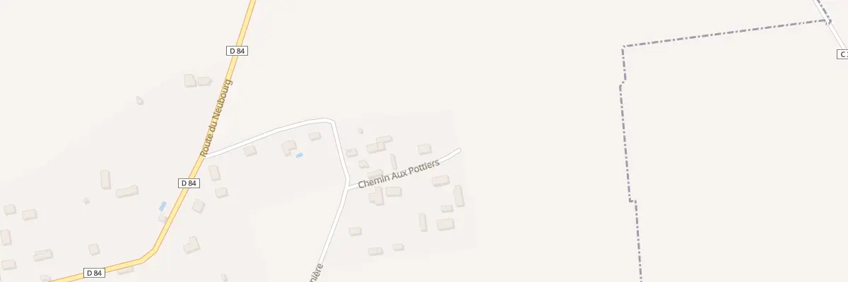 Plan du 3 Che aux Pottiers à Crestot