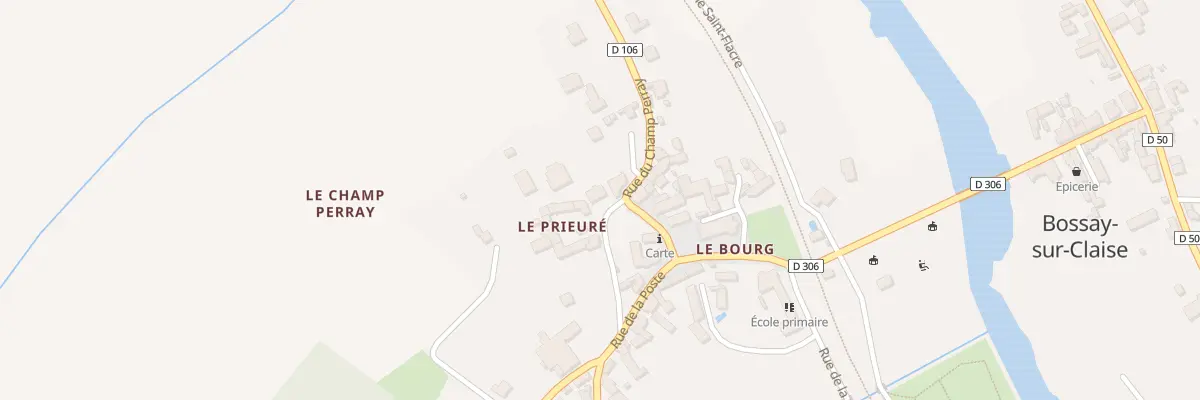 Plan du 6 Le Prieure à Bossay-sur-Claise