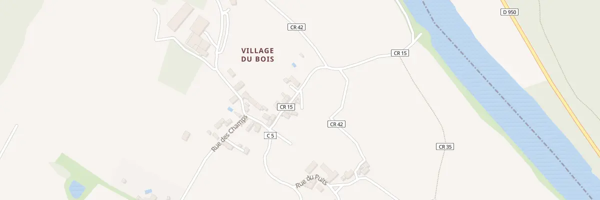 Plan du 5243 Vge du Bois à Lurais