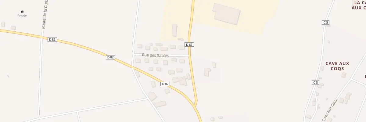 Plan du 2 Rue des Sables à Thoré-la-Rochette