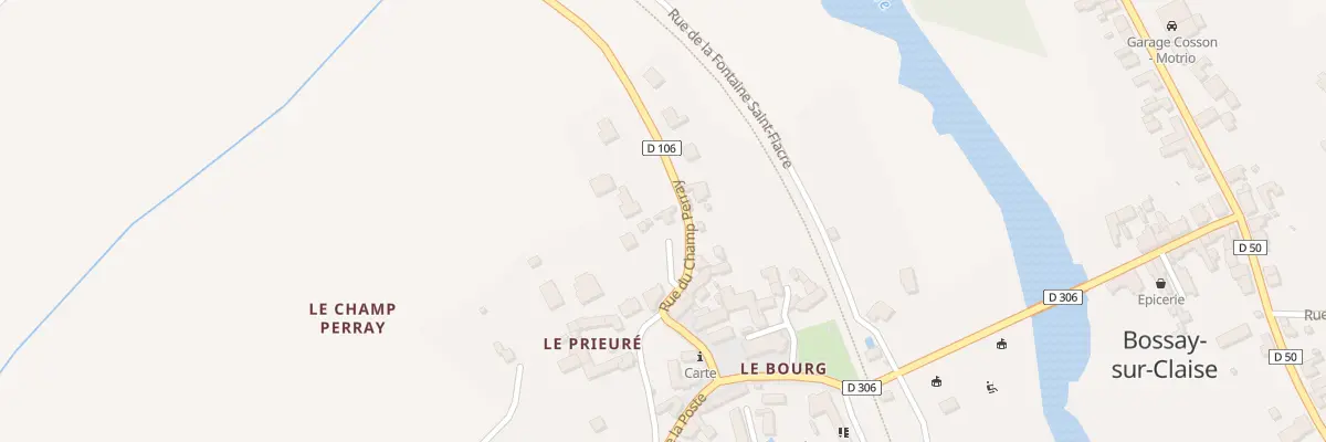 Plan du 4 Rue du Champ Perray à Bossay-sur-Claise