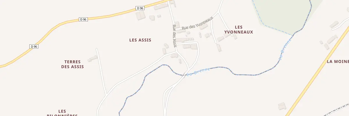 Plan du 377 Les Assis à Saint-Amand-Longpré